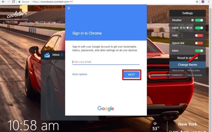 How to activate inbox