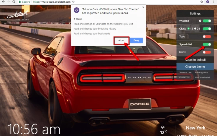 How to show speed dial