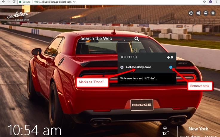 How to use the ToDo widget