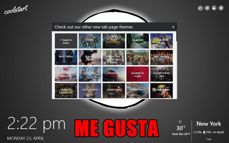 Funny Memes New Tab Theme Gallery