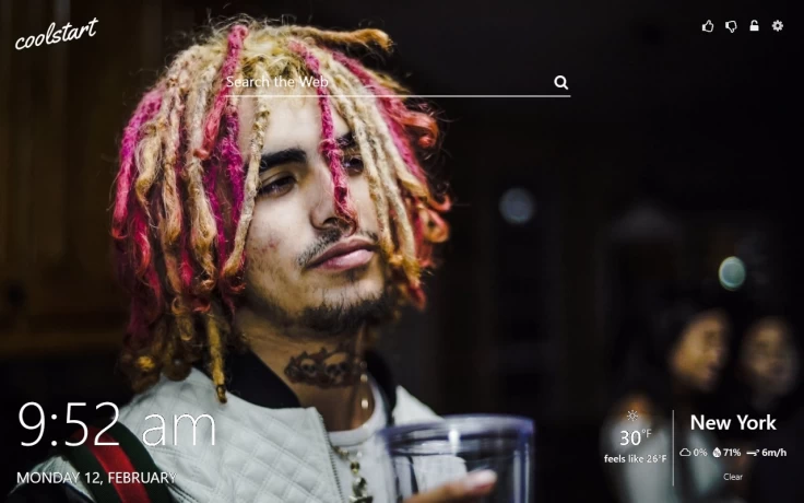 Lil Pump New Tab