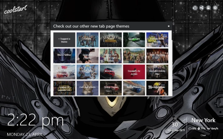 Overwatch New Tab Theme Gallery