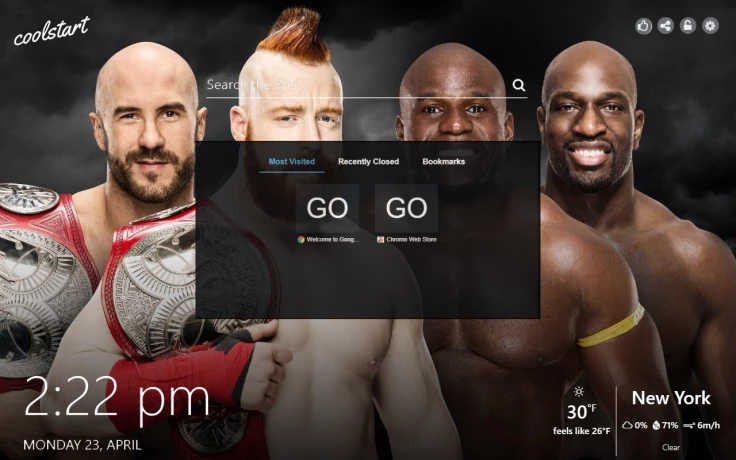 WWE Wrestling Speed Dial