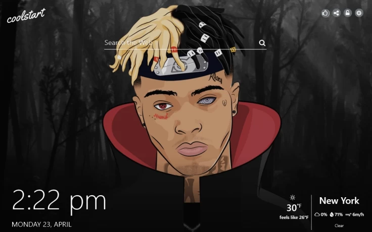 XXXTentacion New Tab