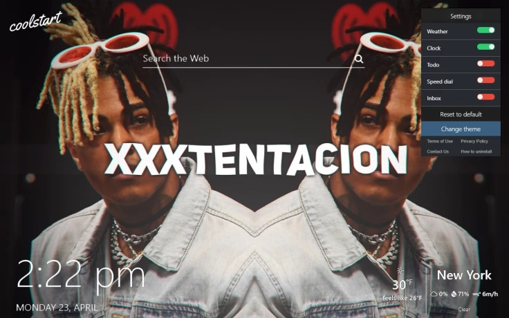 XXXTentacion Settings